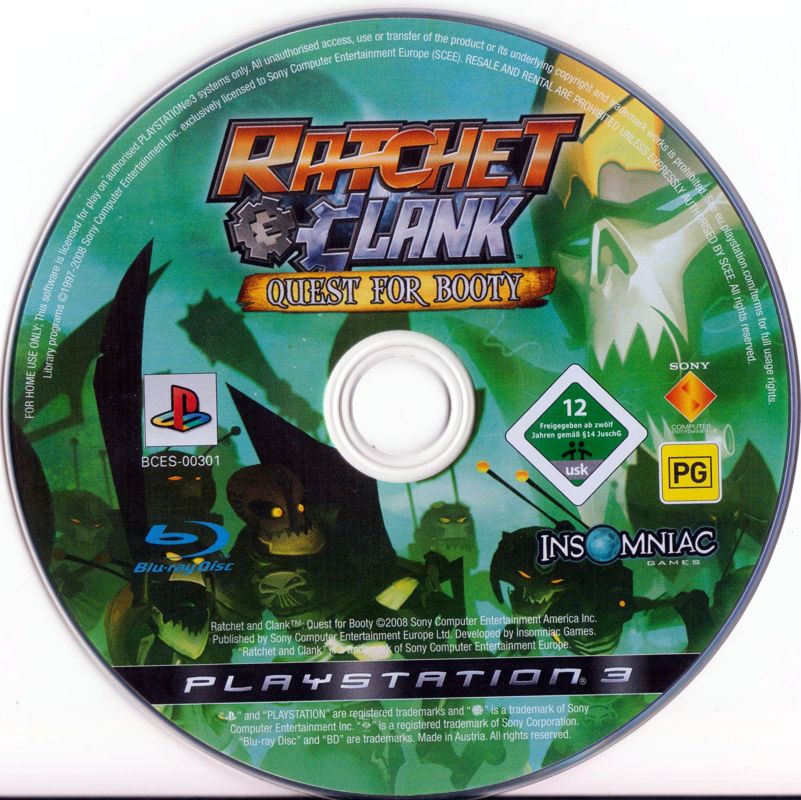 Media for Ratchet & Clank Future: Quest for Booty (PlayStation 3)