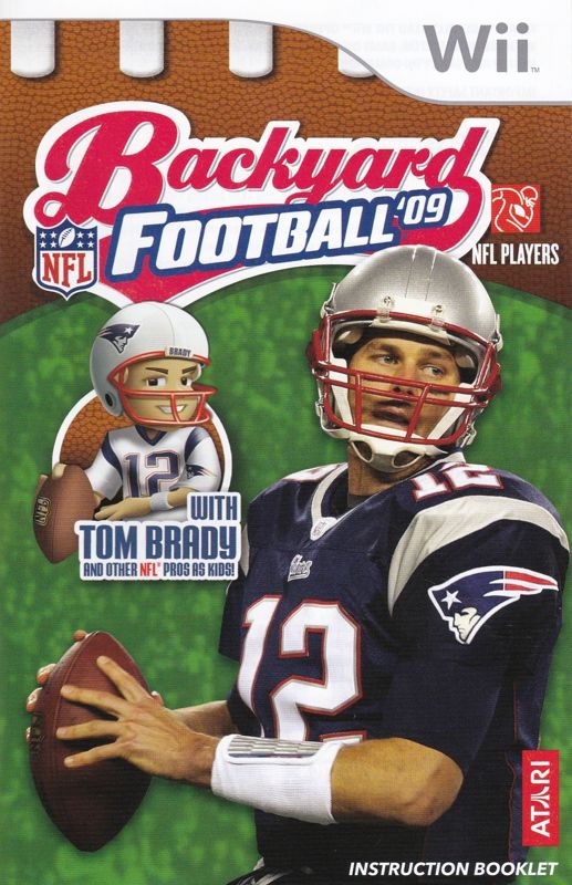 Manual for Backyard Football '09 (Wii): Front