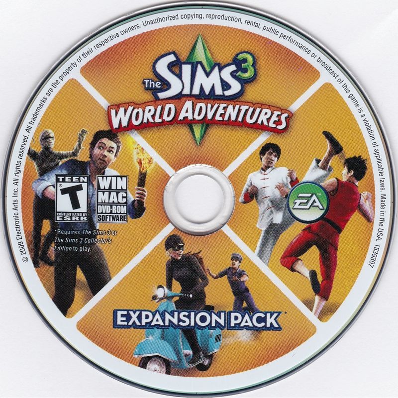 Media for The Sims 3: World Adventures (Macintosh and Windows)