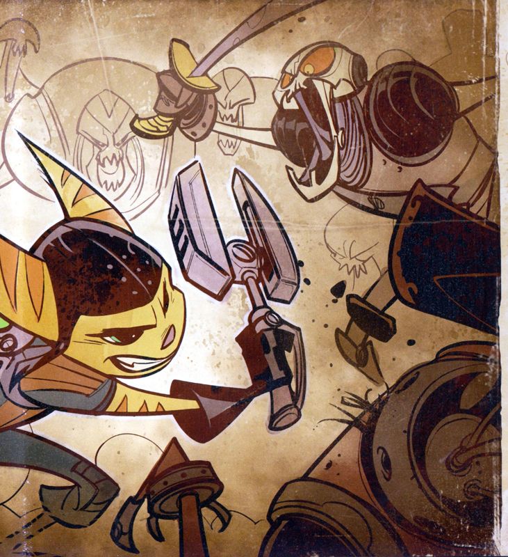 Inside Cover for Ratchet & Clank Future: Quest for Booty (PlayStation 3): Right