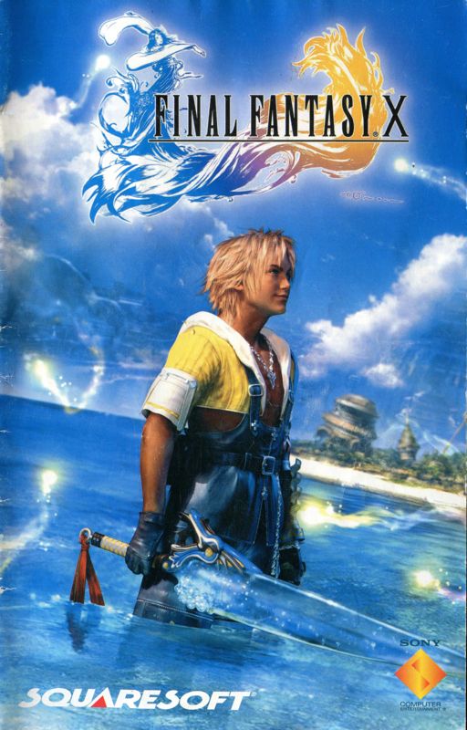 Manual for Final Fantasy X (PlayStation 2): Front