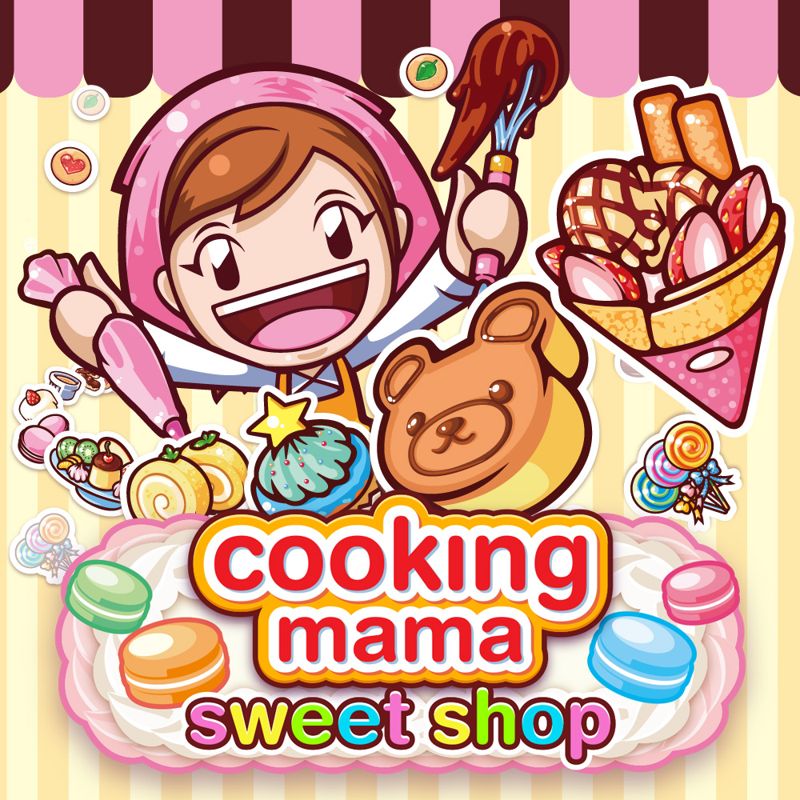 Front Cover for Cooking Mama: Sweet Shop (Nintendo 3DS) (download release)