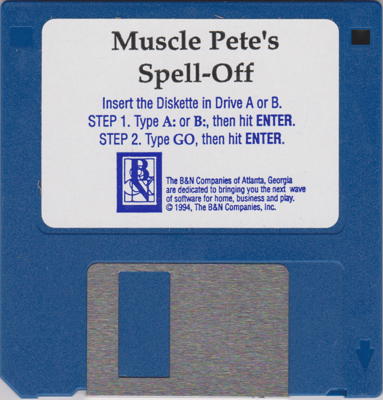 Media for Muscle Pete's Spell Off (DOS)