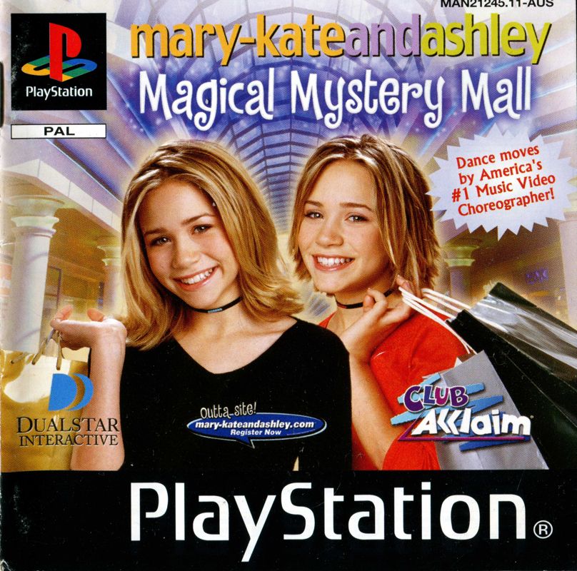 Manual for Mary-Kate and Ashley: Magical Mystery Mall (PlayStation): Front