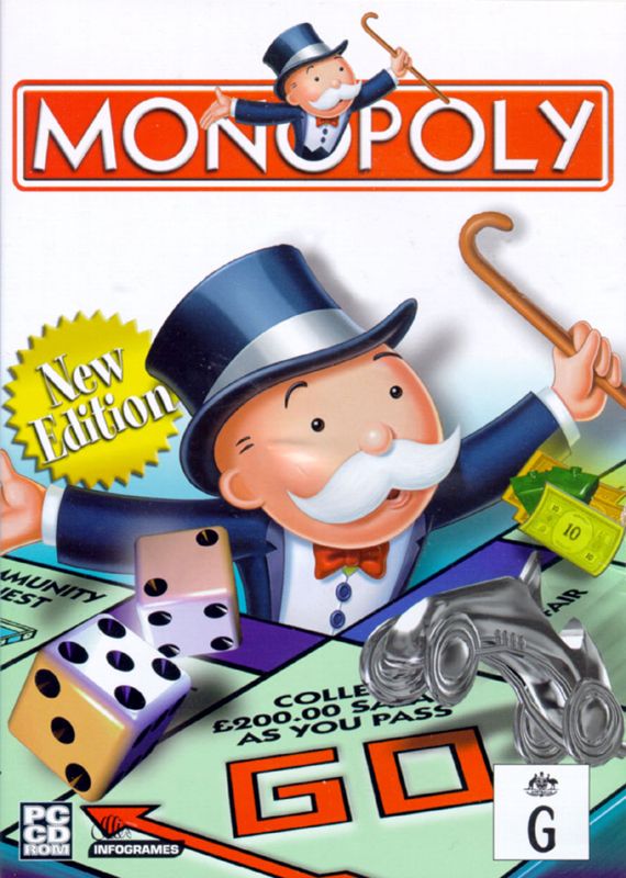 Monopoly cover or packaging material - MobyGames