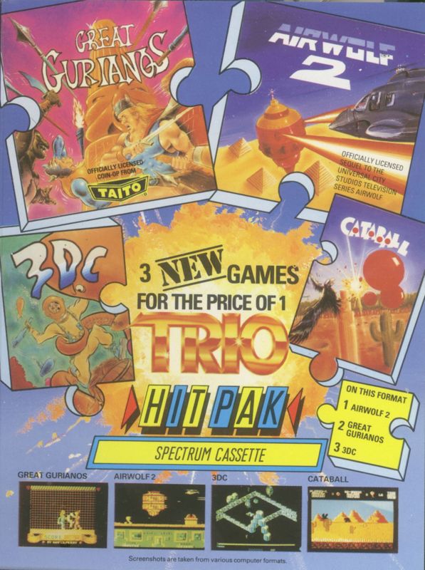 Front Cover for Trio (ZX Spectrum)