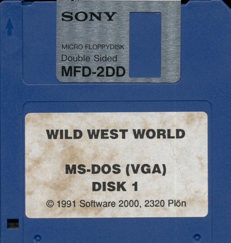 Media for Wild West World (DOS)