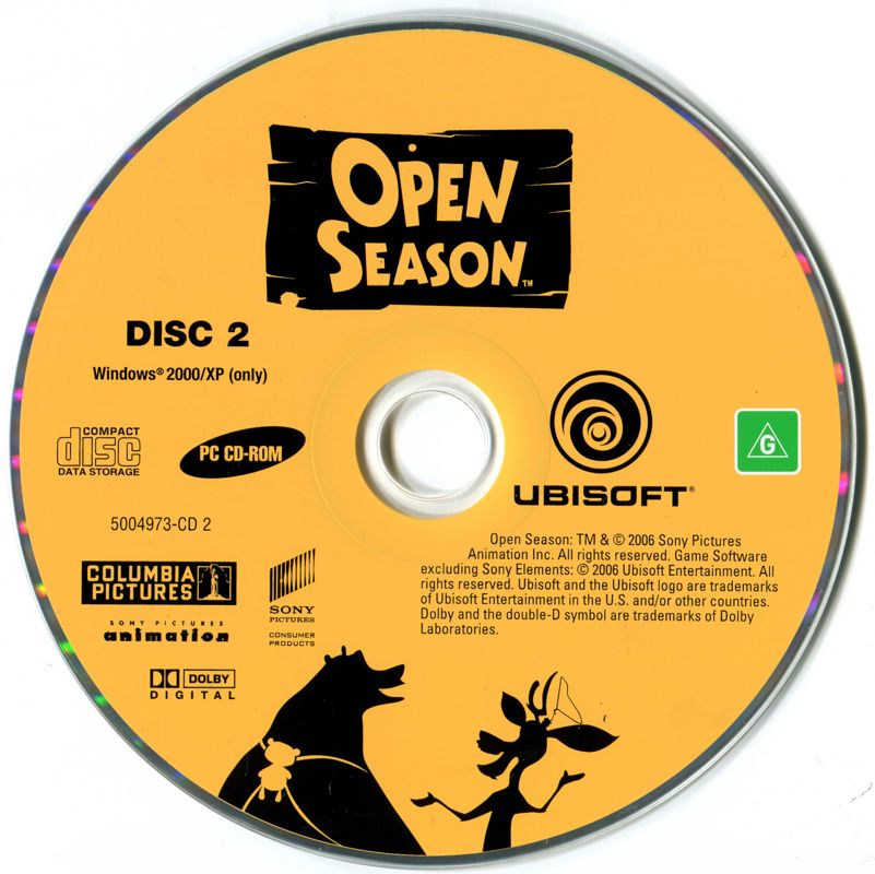 Media for Open Season (Windows): Disc 2