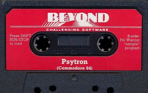 Media for Psytron (Commodore 64)