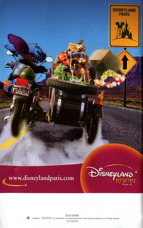 Manual for Walt Disney's The Jungle Book: Rhythm n' Groove (PlayStation 2): Back