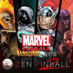 Front Cover for Marvel Pinball: Vengeance and Virtue (PlayStation 3) (download release): DLC for Zen Pinball 2
