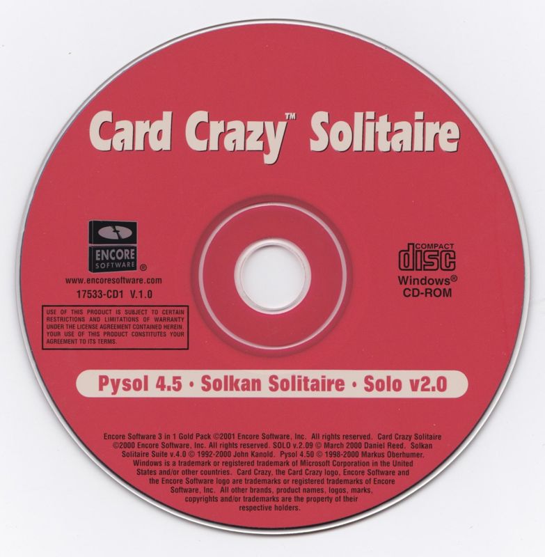 Media for 3 in 1 Gold Collection: Card Crazy Solitaire (Windows)