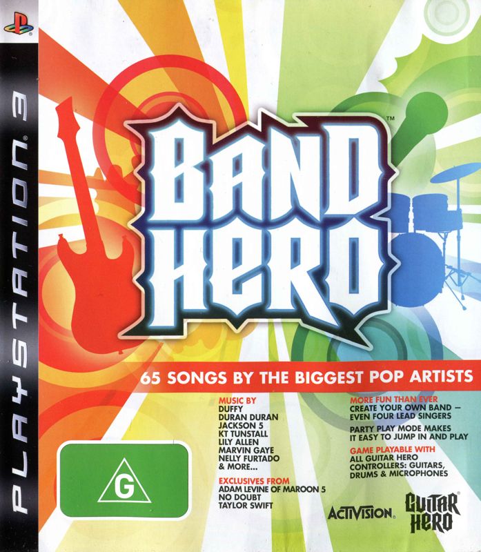 Front Cover for Band Hero (PlayStation 3)