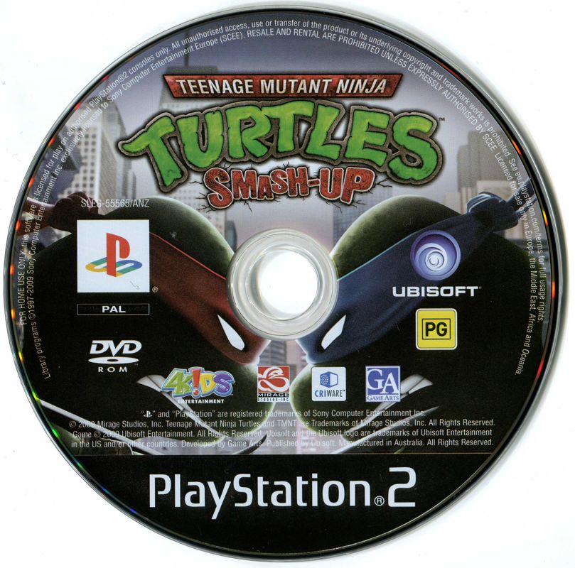 Media for Teenage Mutant Ninja Turtles: Smash-Up (PlayStation 2)