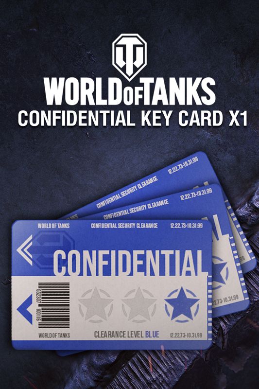 Front Cover for World of Tanks: Commander's War Chest - 1x Chest (Xbox One) (download release): Confidential Key Card cover