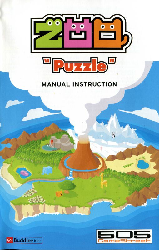 Manual for Zoo Keeper (PlayStation 2): Front