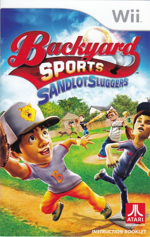 Manual for Backyard Sports: Sandlot Sluggers (Wii): Front