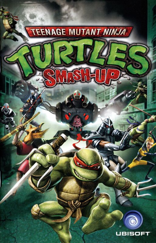 Manual for Teenage Mutant Ninja Turtles: Smash-Up (PlayStation 2): Front