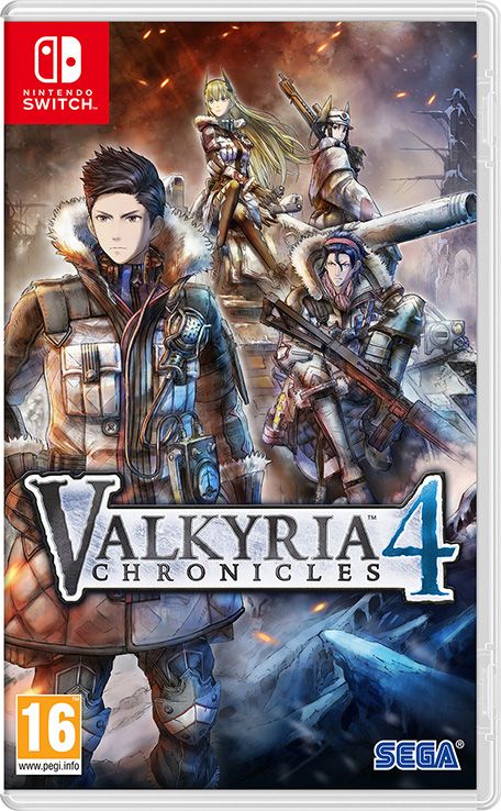 Front Cover for Valkyria Chronicles 4 (Nintendo Switch) (download release)