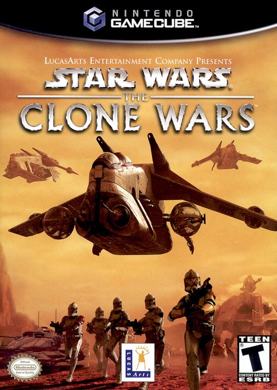 Front Cover for Star Wars: The Clone Wars (GameCube)