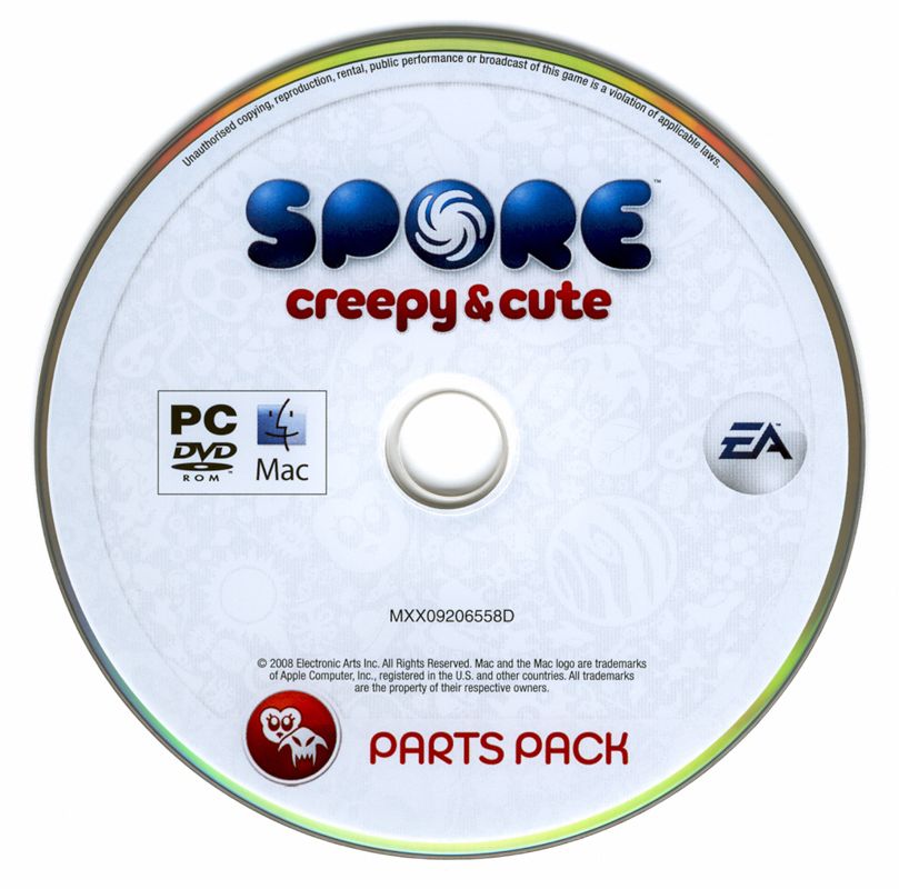 Media for Spore: Creepy & Cute Parts Pack (Macintosh and Windows)