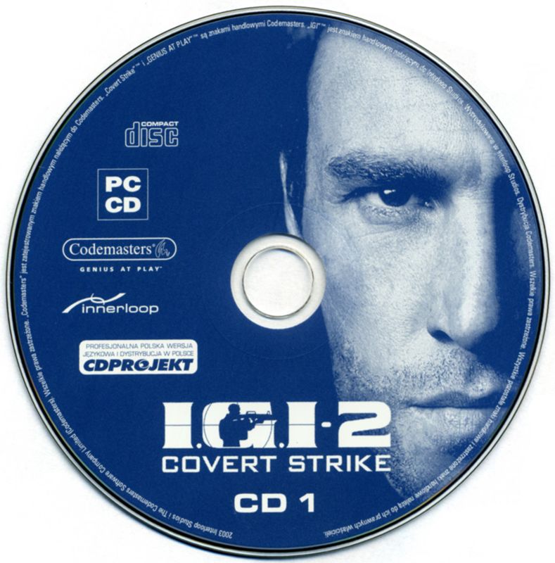 Media for I.G.I-2: Covert Strike (Windows) (nowa eXtra Klasyka release): Disc 1/2