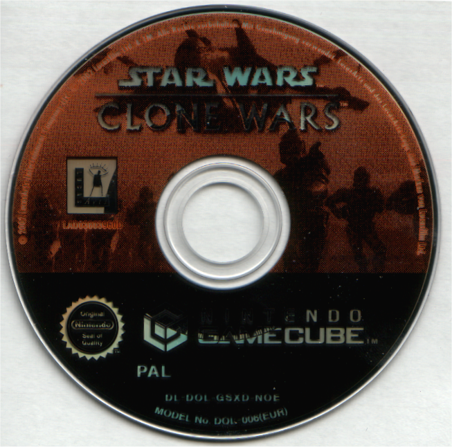 Media for Star Wars: The Clone Wars (GameCube)