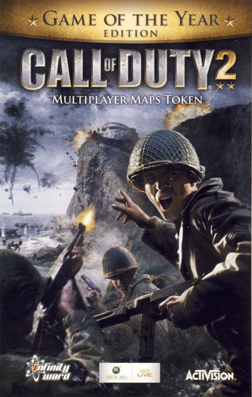 Other for Call of Duty 2 (Game of the Year Edition) (Xbox 360): Marketplace Token Card - Front