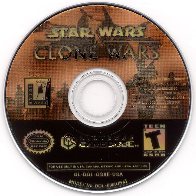 Media for Star Wars: The Clone Wars (GameCube)