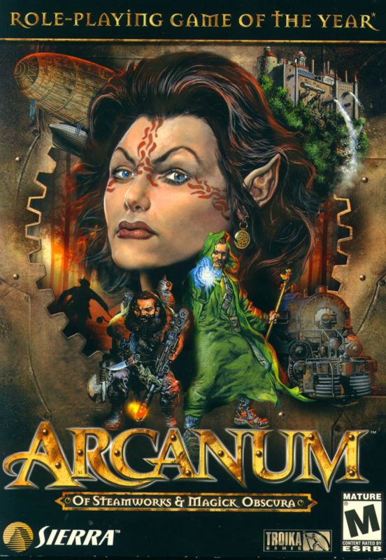 Front Cover for Arcanum: Of Steamworks & Magick Obscura (Windows) (Re-release)