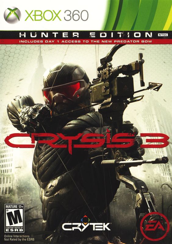 Front Cover for Crysis 3 (Hunter Edition) (Xbox 360)
