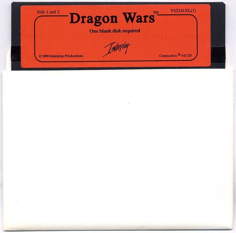 Media for Dragon Wars (Commodore 64)