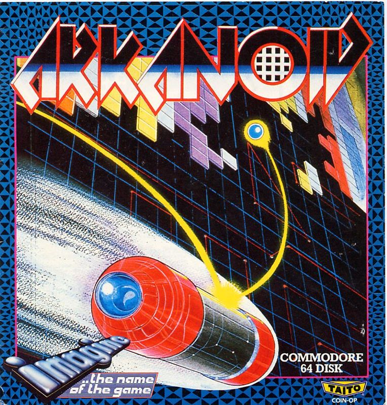 Front Cover for Arkanoid (Commodore 64) (Plastic Box)