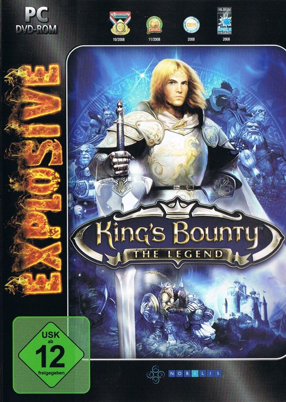 Front Cover for King's Bounty: The Legend (Windows) (Explosive release)