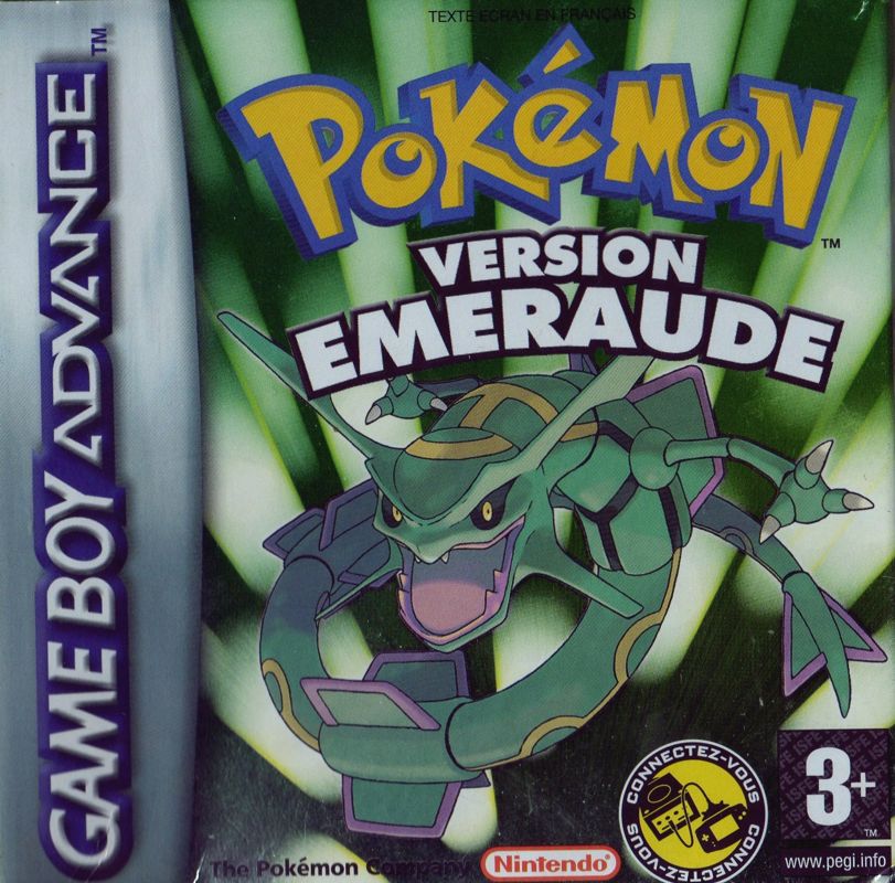 Front Cover for Pokémon Emerald Version (Game Boy Advance)