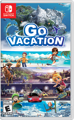 Front Cover for Go Vacation (Nintendo Switch) (download release): 2nd version