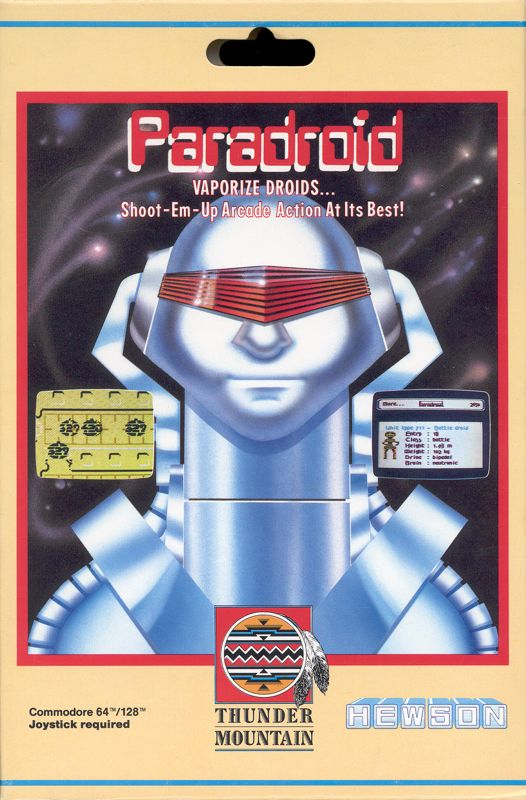 Front Cover for Paradroid (Commodore 64)
