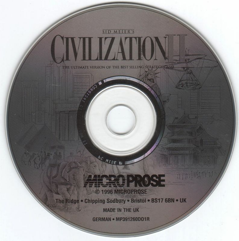Media for Sid Meier's Civilization II (Windows 3.x)
