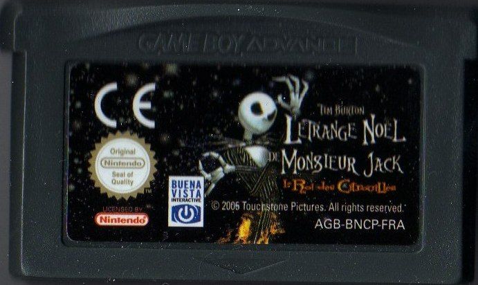 Media for Tim Burton's The Nightmare Before Christmas: The Pumpkin King (Game Boy Advance)