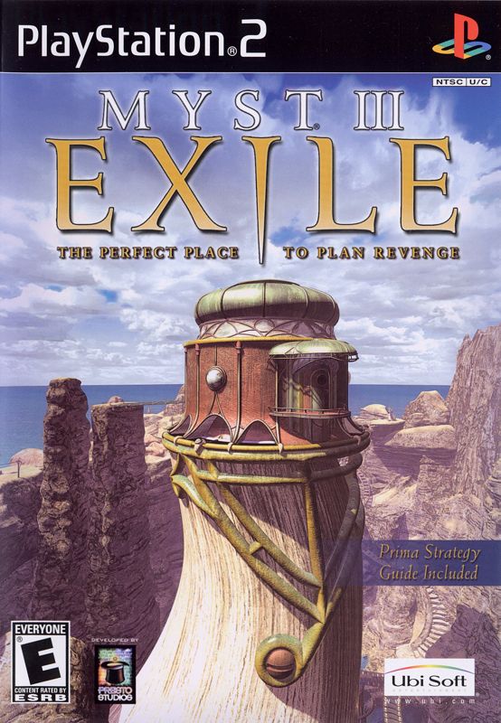 Front Cover for Myst III: Exile (PlayStation 2)