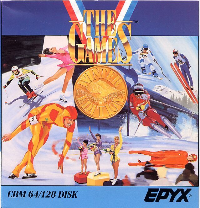 Front Cover for The Games: Winter Edition (Commodore 64) (plastic box)