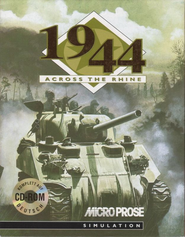 Front Cover for Across the Rhine (DOS) (Complete German version)