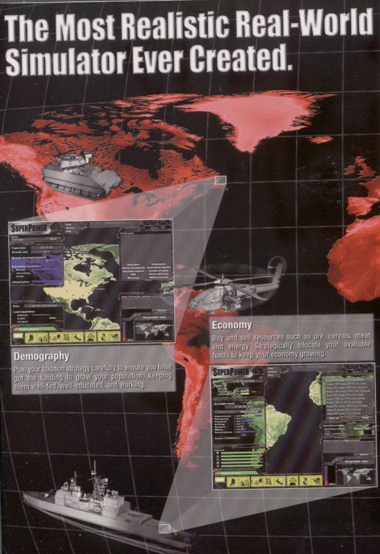 SuperPower cover or packaging material MobyGames