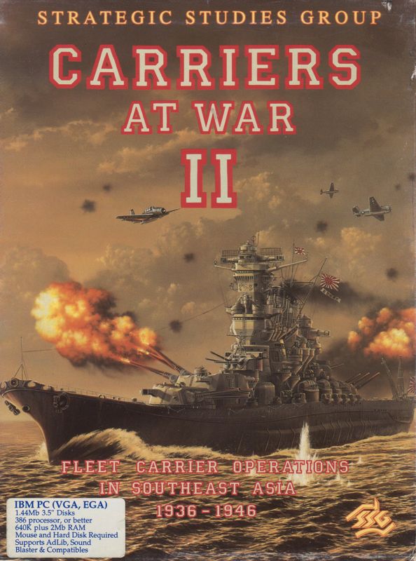 Front Cover for Carriers at War II (DOS)