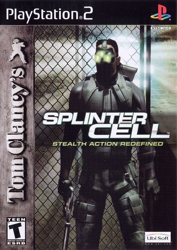Front Cover for Tom Clancy's Splinter Cell (PlayStation 2)