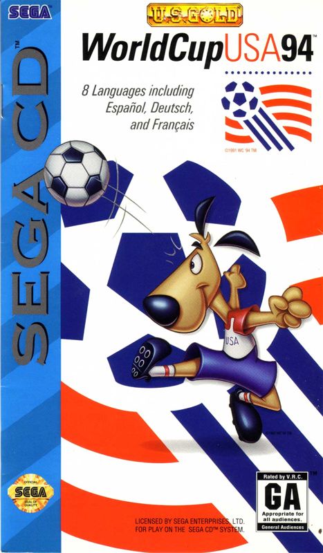 Front Cover for World Cup USA 94 (SEGA CD)