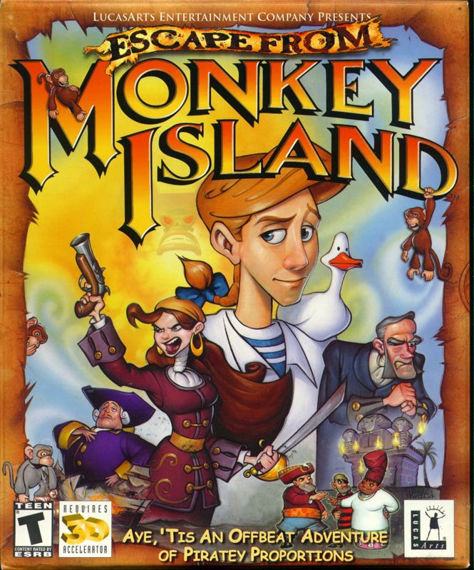 Front Cover for Escape from Monkey Island (Windows)