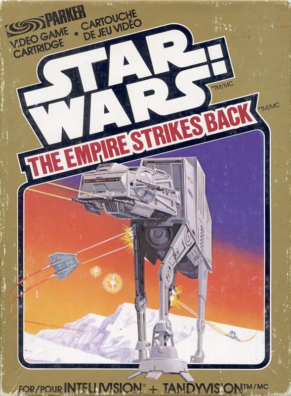 Front Cover for Star Wars: The Empire Strikes Back (Intellivision)
