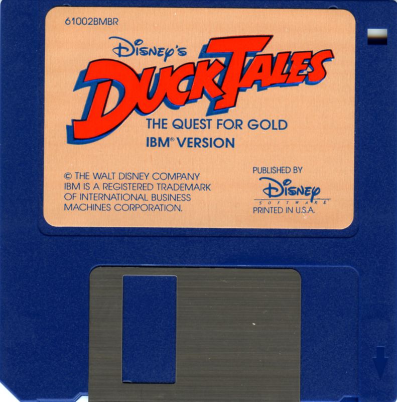 Media for Disney's Duck Tales: The Quest for Gold (DOS)