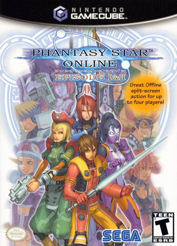 Front Cover for Phantasy Star Online: Episode I & II (GameCube)